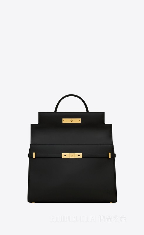 Manhattan box saint laurent皮革手袋