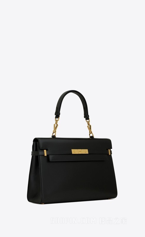 Manhattan box saint laurent皮革手袋