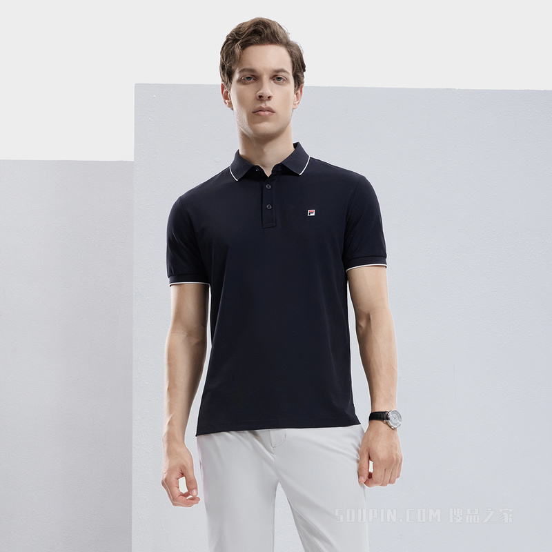 男子经典商务短袖POLO