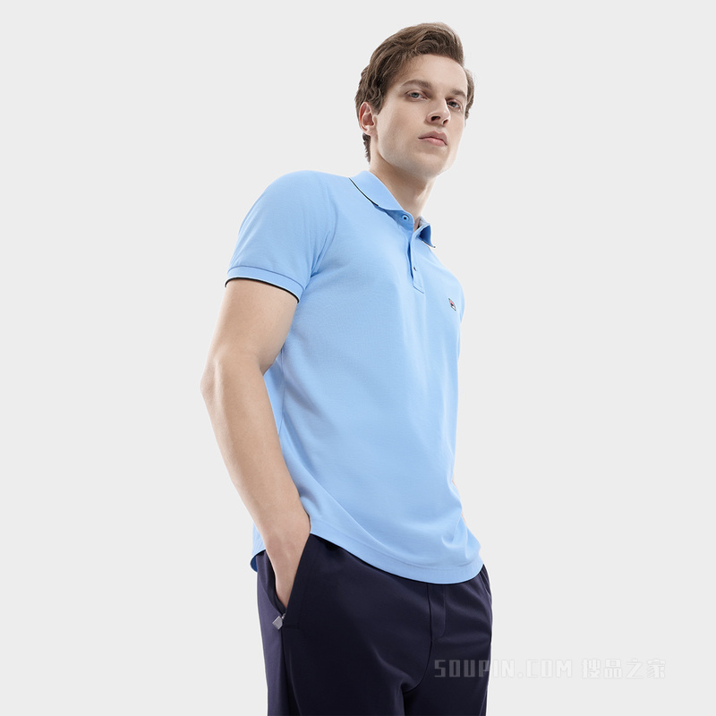 男子经典商务短袖POLO
