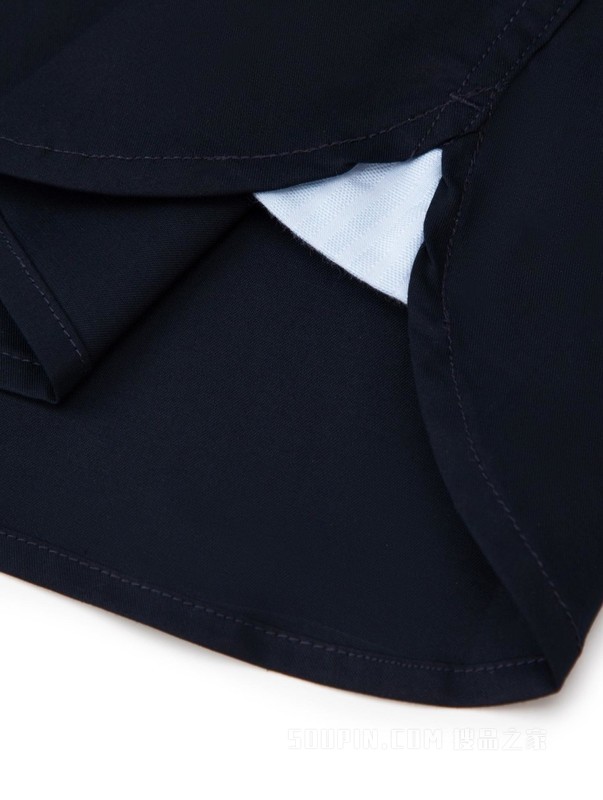 23新款男装丝光棉斜纹简约小绣标合身版长袖衬衫MW0MW31826