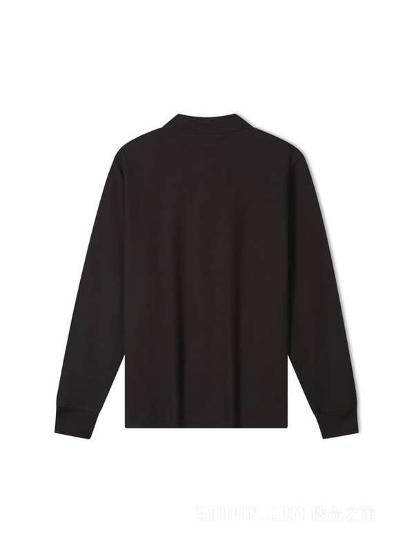 23新款秋冬男装纯棉简约绣标修身版长袖POLO衫XM0XM02580