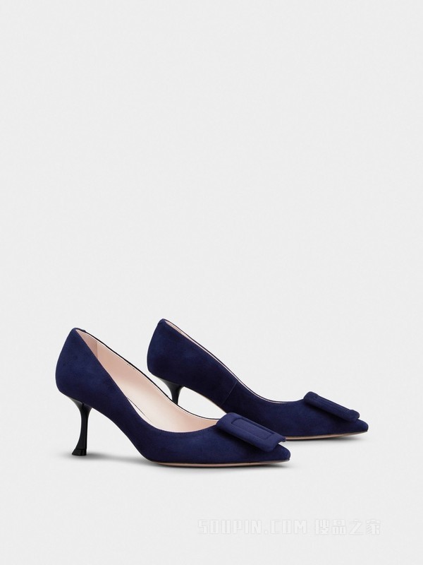 Viv’ In The City Pumps in Suede 蓝色