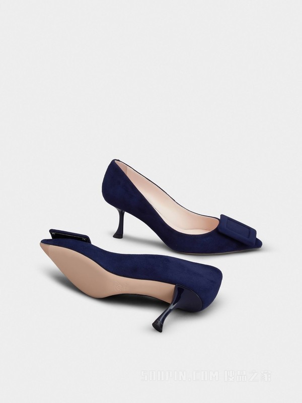 Viv’ In The City Pumps in Suede 蓝色