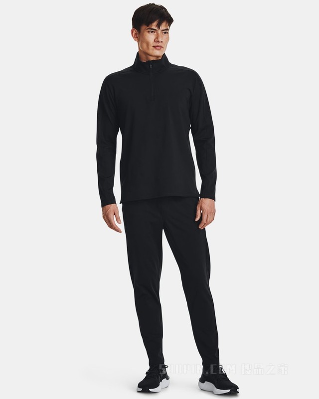 男士UA Meridian 1/4拉链运动上衣