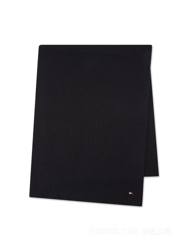 23新款秋冬女装棉羊绒混纺简约小绣标针织围巾AW0AW15348