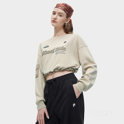 女子潮流运动宽松套头卫衣
