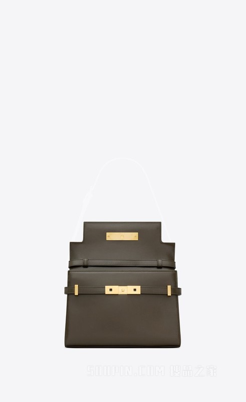 MANHATTAN小号BOX SAINT LAURENT皮革手袋