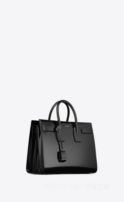 SAC DE JOUR小号亮面皮革手袋