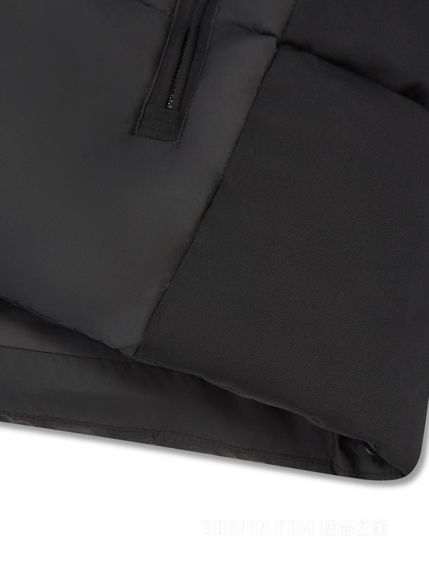 23新款秋冬男装简约LOGO贴片拼接立领合身版背心MW0MW32769