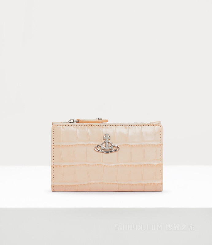 Crocodile Slim Flap Card Holder