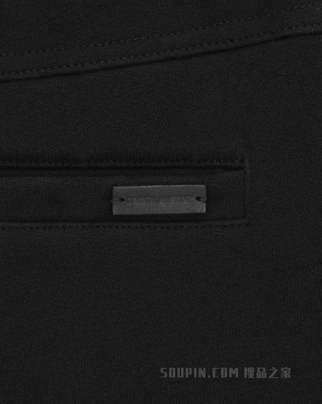 起绒布阔腿卫裤