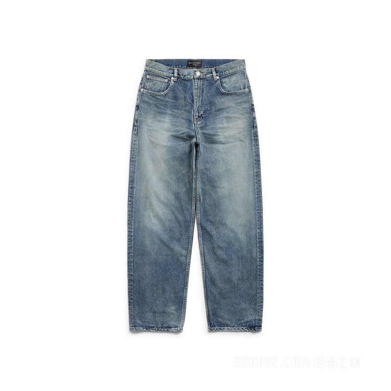 宽松版型牛仔裤