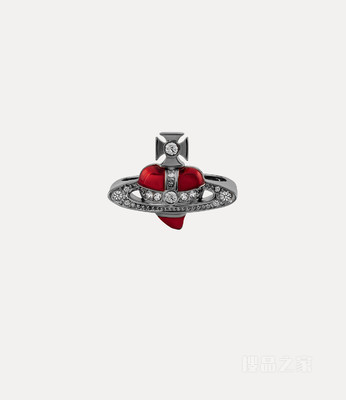 New Diamante Heart Ring