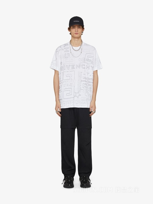 GIVENCHY LOGO超大版型T恤