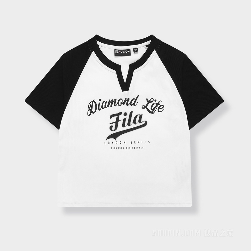 女子潮流运动修身短袖T恤