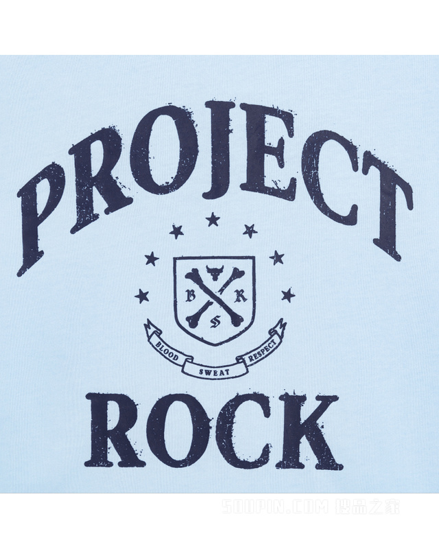 女士Project Rock强森Campus短袖T恤