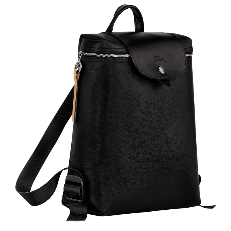 Le Pliage City M 双肩背包 黑色 - 帆布