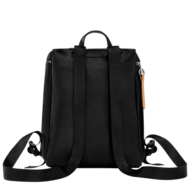 Le Pliage City M 双肩背包 黑色 - 帆布