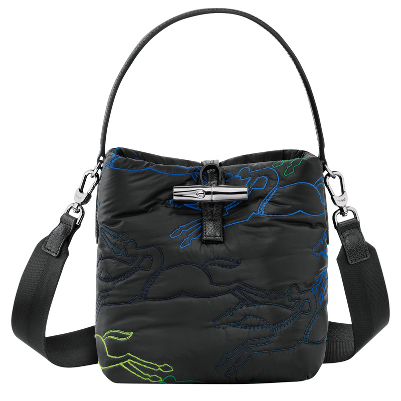 Roseau Essential S 水桶包 黑色 - 帆布