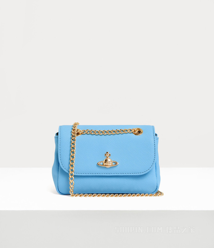 Saffiano Small Purse With Chain