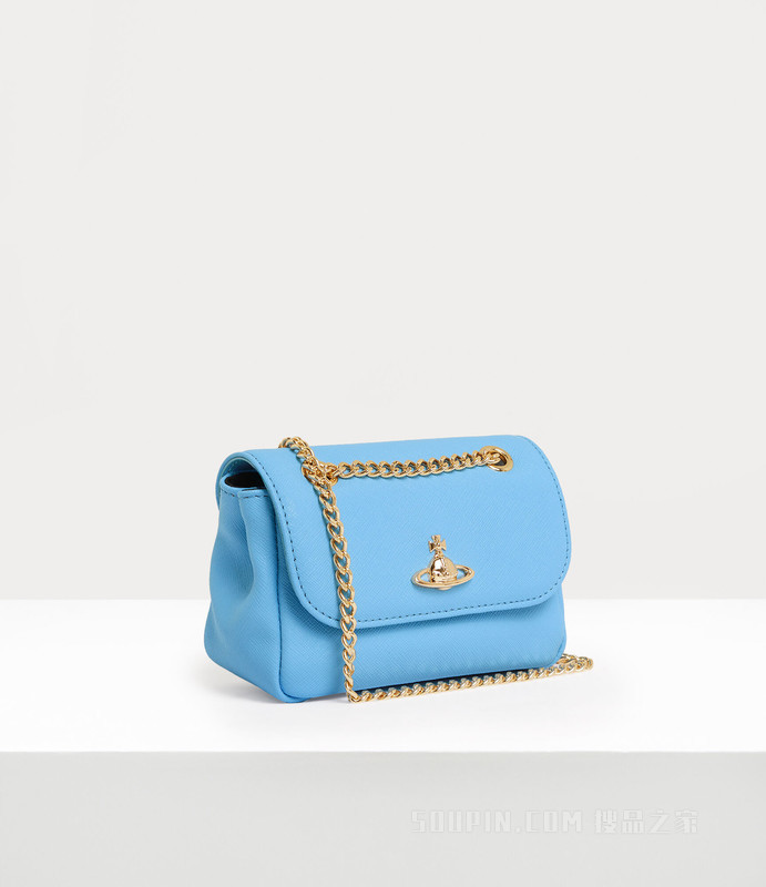 Saffiano Small Purse With Chain