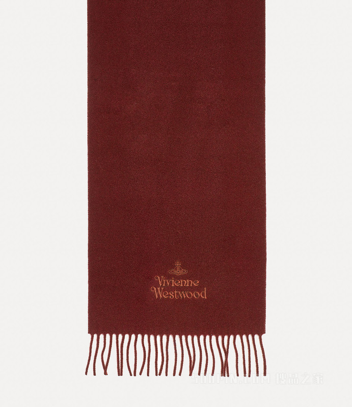 Embroidered Logo Scarf