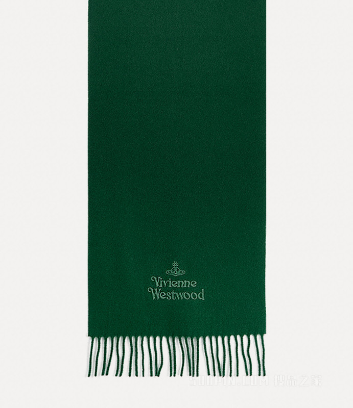 Embroidered Logo Scarf
