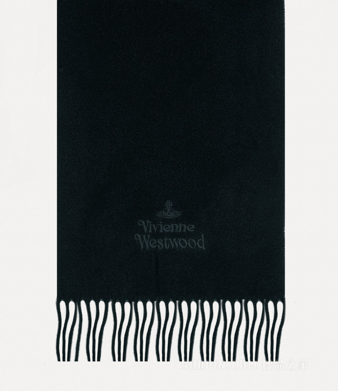 Embroidered Logo Scarf