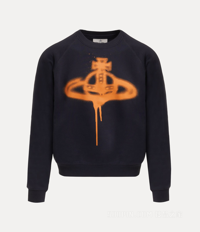 Vivienne Westwood】Spray Orb Raglan Sweatshirt