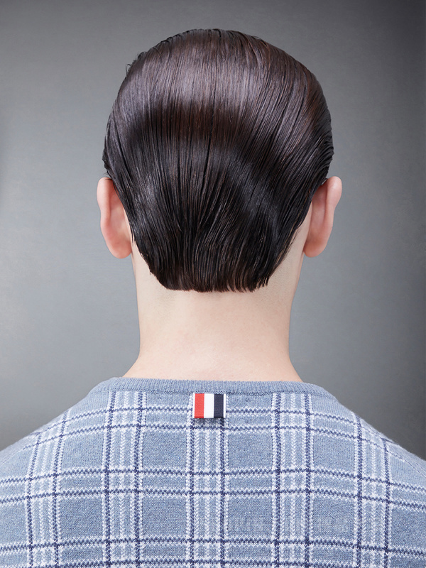 [早秋新品]男士羊绒短款圆领开衫