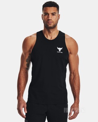 男士Project Rock强森Armour印花修身型背心