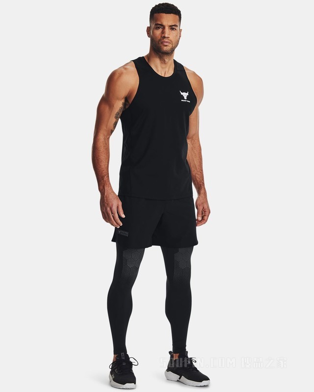 男士Project Rock强森Armour印花修身型背心