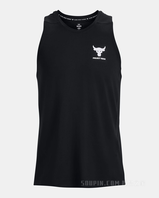 男士Project Rock强森Armour印花修身型背心