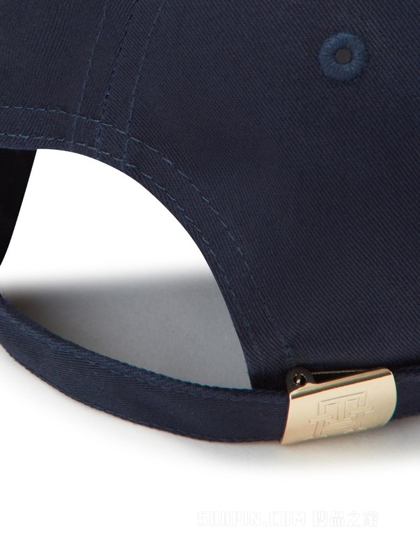 23新款秋季女装纯棉简约金属镂空字母百搭弯檐棒球帽15294