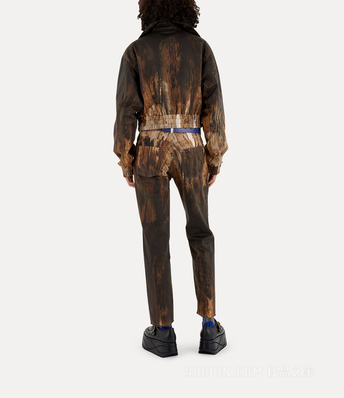 Vivienne Westwood｜JACKETS (MEMPHIS CROPPED BOMBER (1304 Vivienne Westwood Memphis Cropped Bomber In Khaki | ModeSens