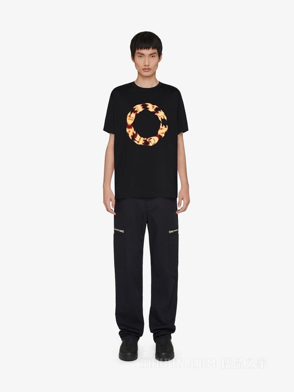 GIVENCHY Circle印花修身T恤