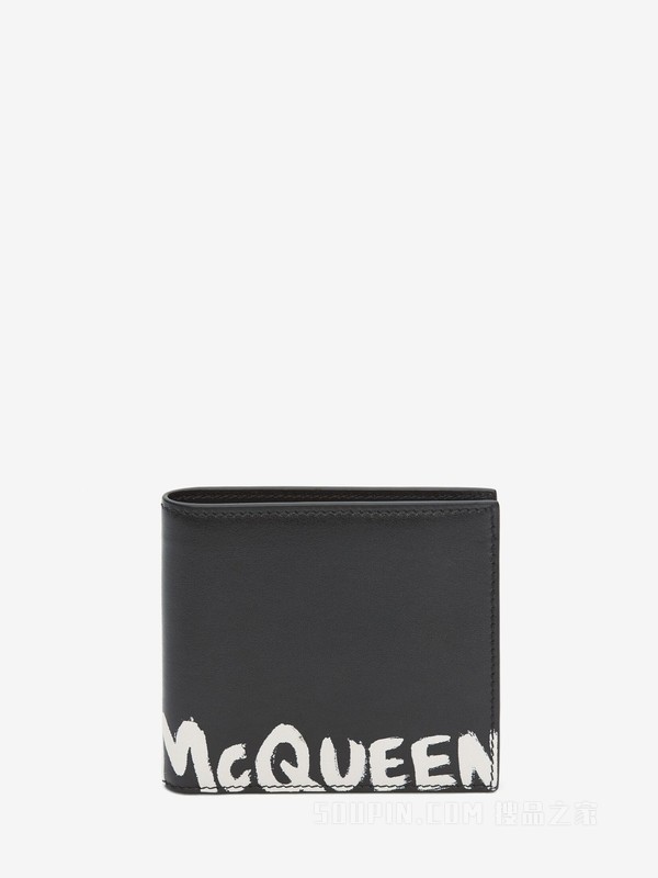 McQueen Graffiti 折叠钱夹