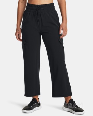 女士UA高腰梭织长裤