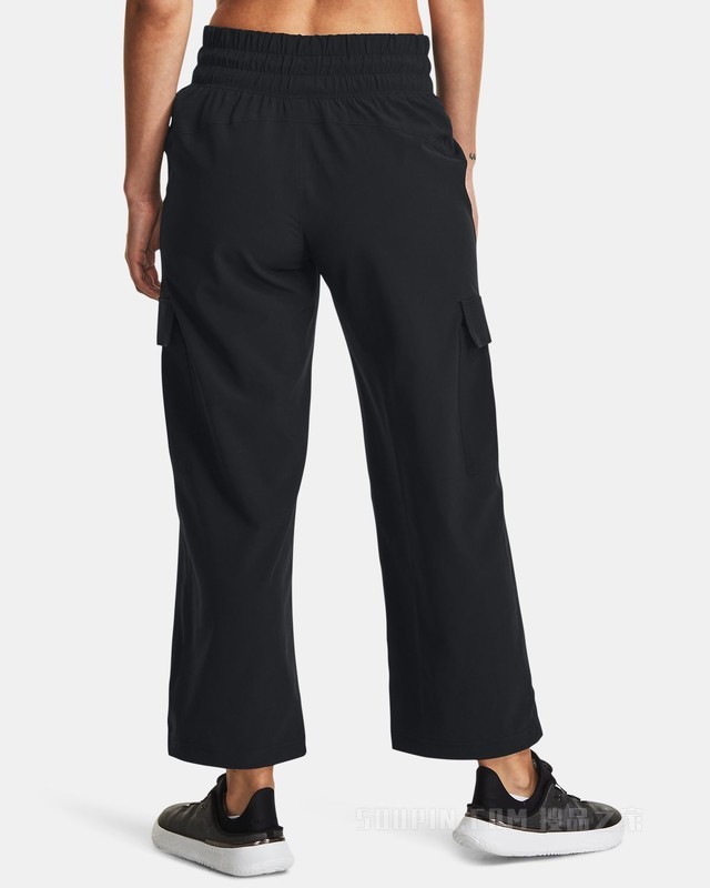 女士UA高腰梭织长裤