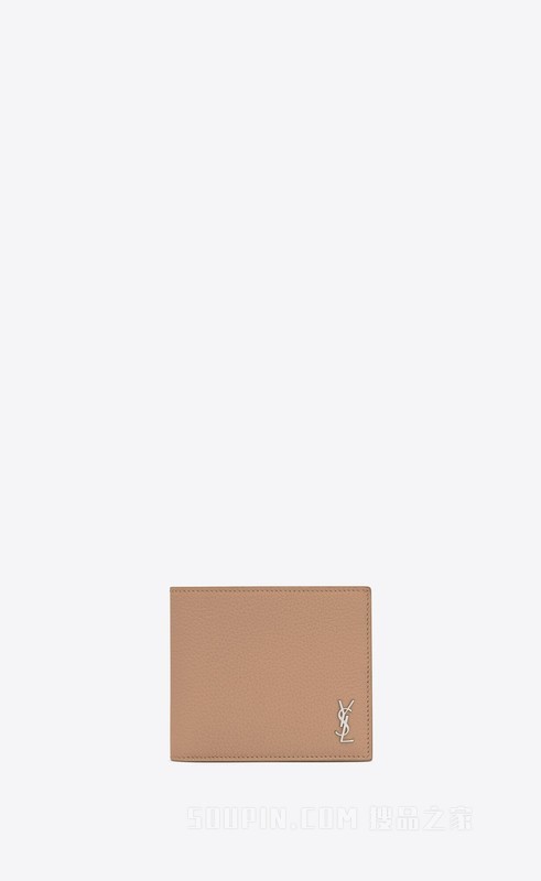 TINY LE CASSANDRE横款粒面皮革钱包