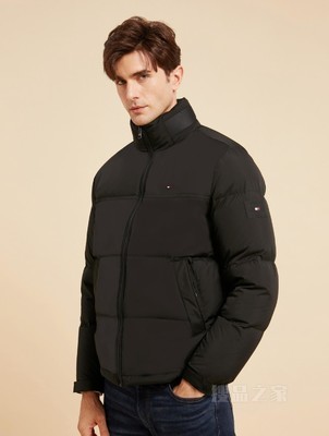 23新款秋冬男装简约绣标鸭绒绗缝保暖合身羽绒服外套02541