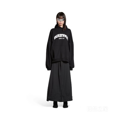 BALENCIAGA/巴黎世家】SURFER ROUND HOODIE大廓形连帽卫衣