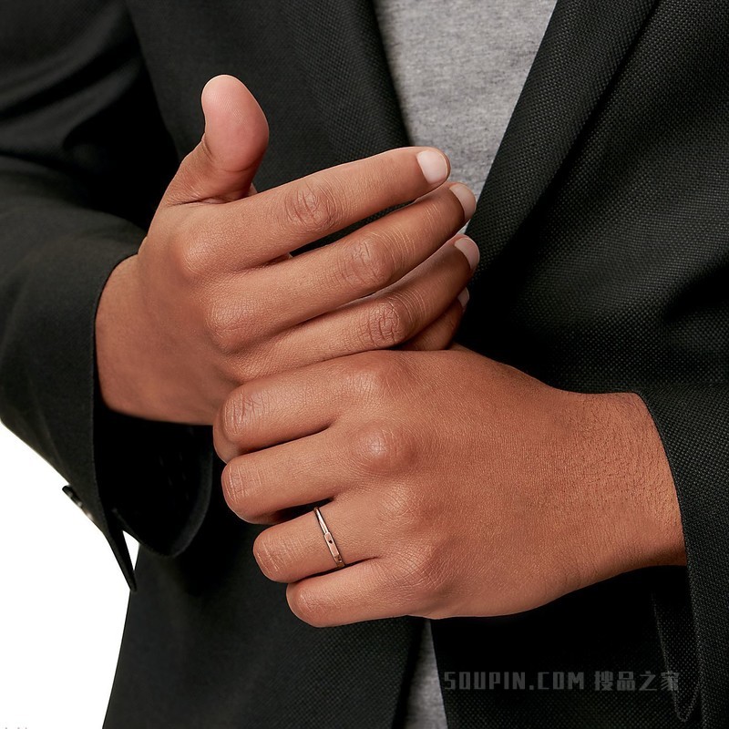 Tiffany Lock 系列 18K 玫瑰金戒指