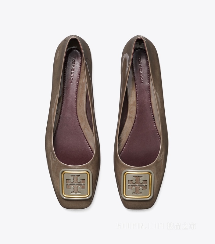 Georgia 芭蕾鞋 灰色海绵质感