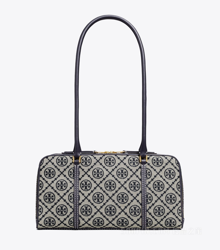 T Monogram Marshmallow 小号手提包 Tory海军蓝色