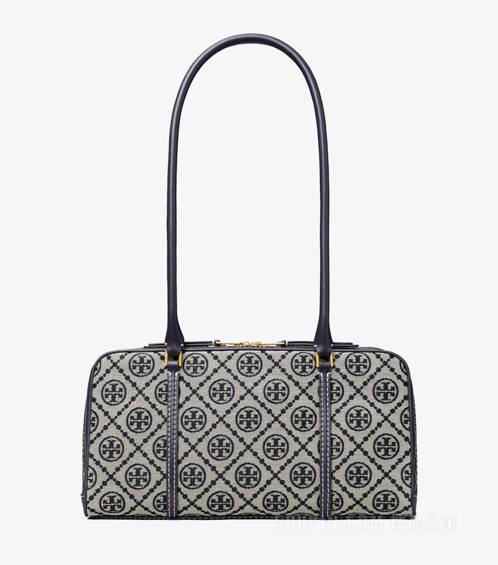 T Monogram Marshmallow 小号手提包 Tory海军蓝色