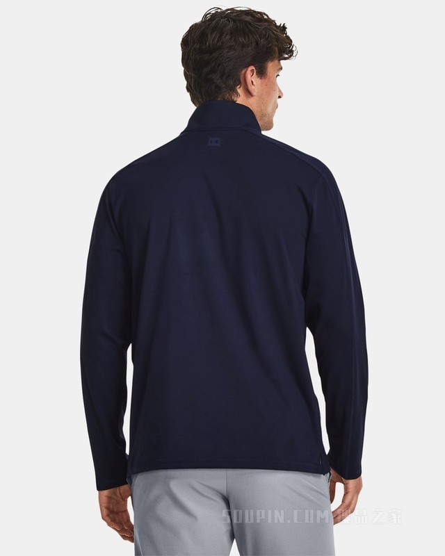 男士UA Meridian 1/4拉链运动上衣