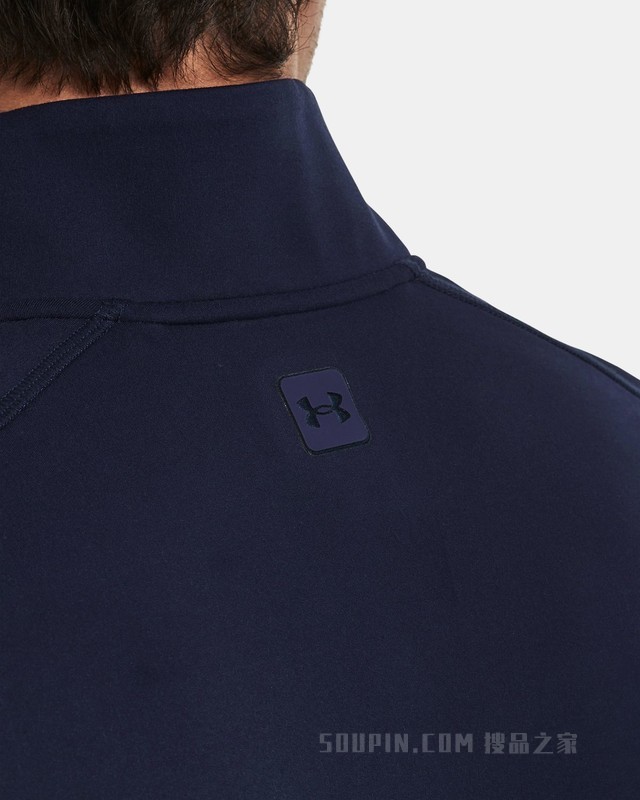男士UA Meridian 1/4拉链运动上衣