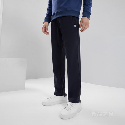 男子经典商务针织长裤